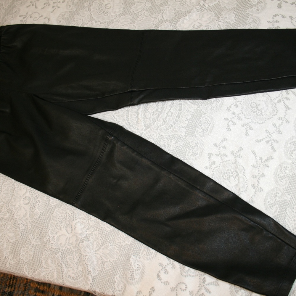 🌟H by Halston  Stretch Leather Leggings💕 - Picture 2 of 8